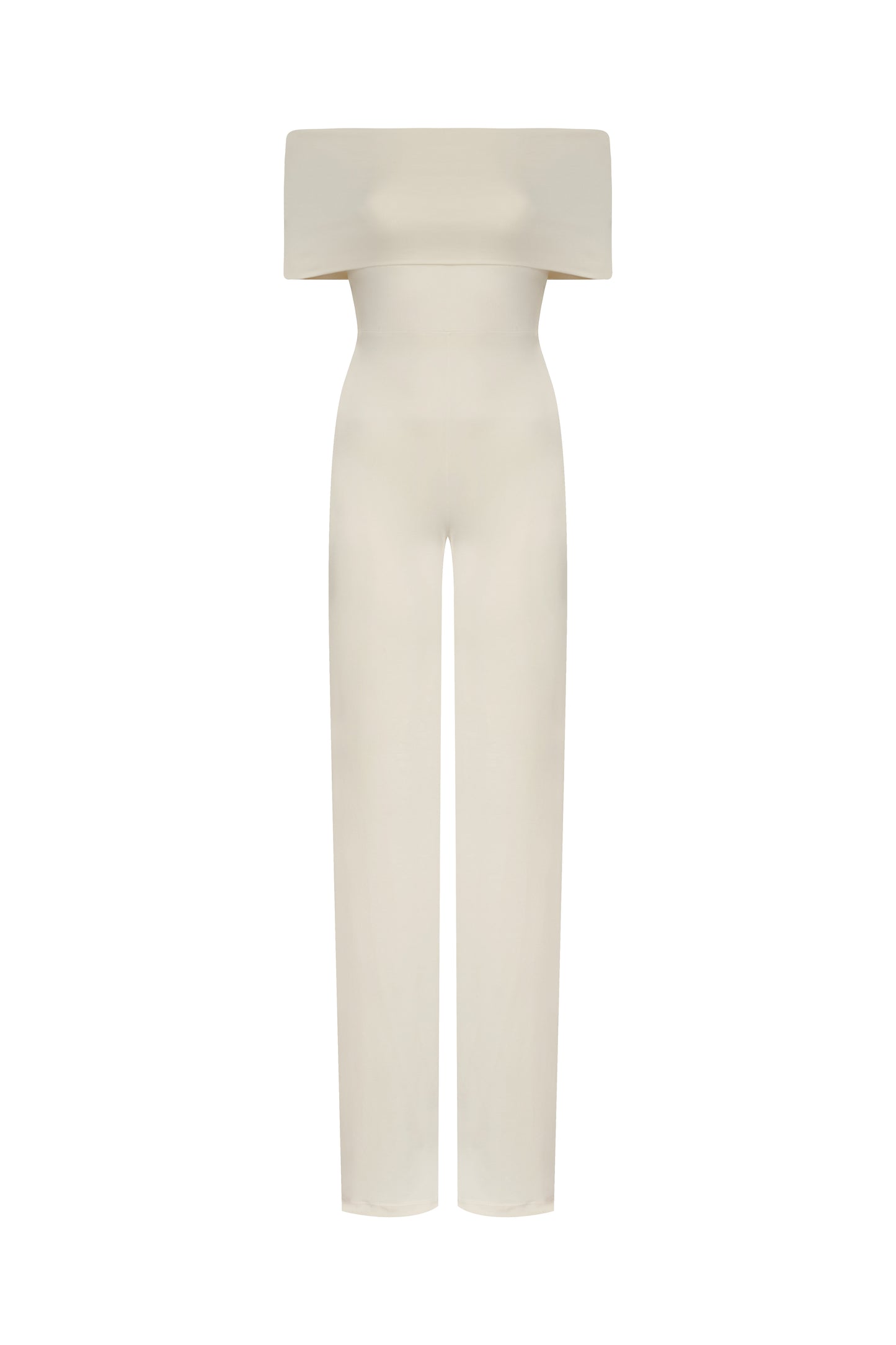 Bardot Collar Sleeveless Jumpsuit