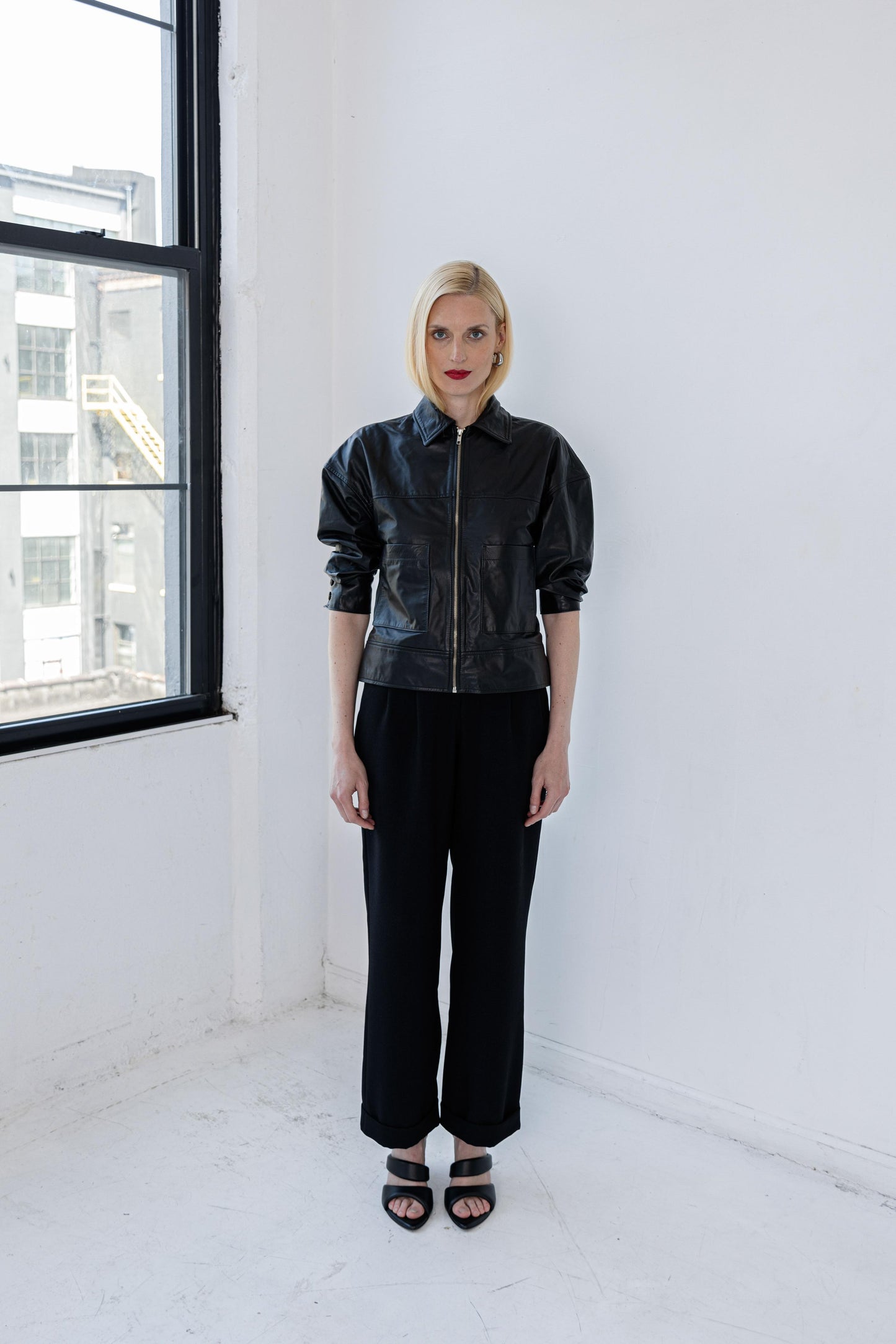 Jacket in Leather