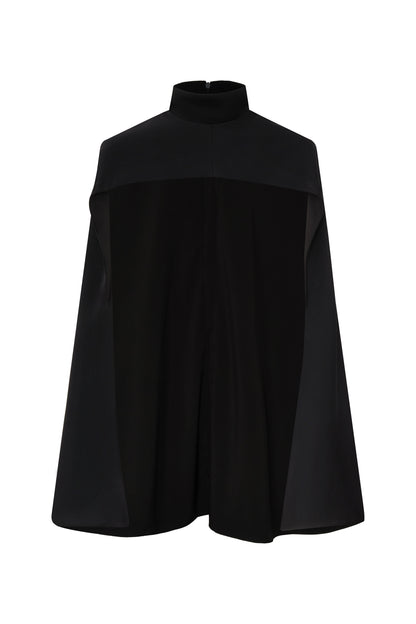 Mini Dress With Cape