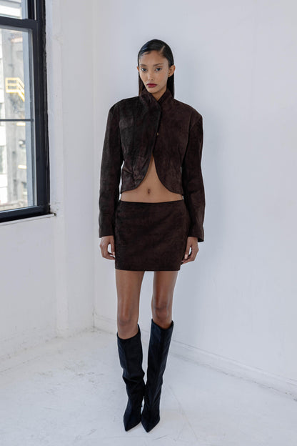 Prototype 013 Mini Leather Skirt