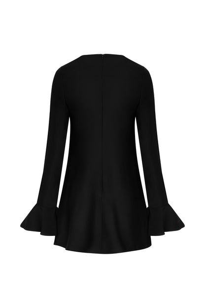 Mini Dress With Cape